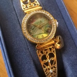 Thomas Kinkade 'Stairway To Paradise' Ladies Watch